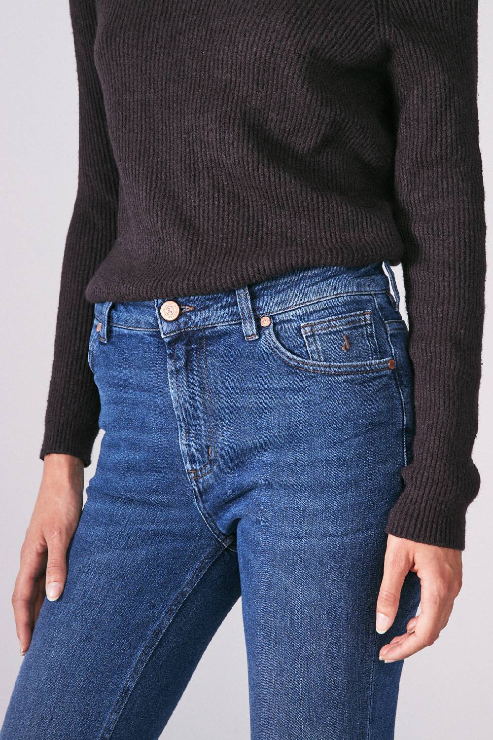 Jeckerson 5 tasche flared in denim 2025