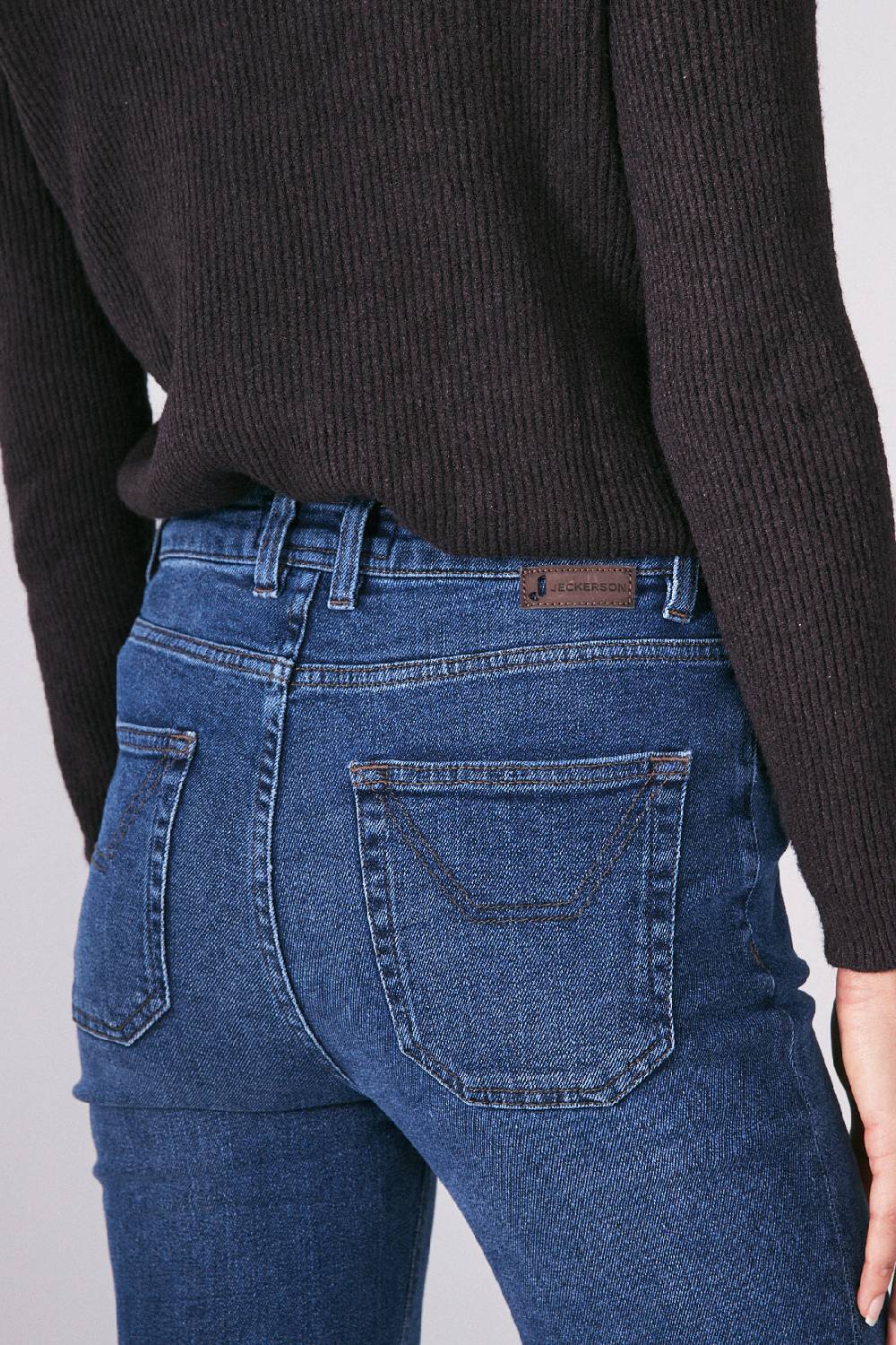 Jeckerson 5 tasche flared in denim 2025