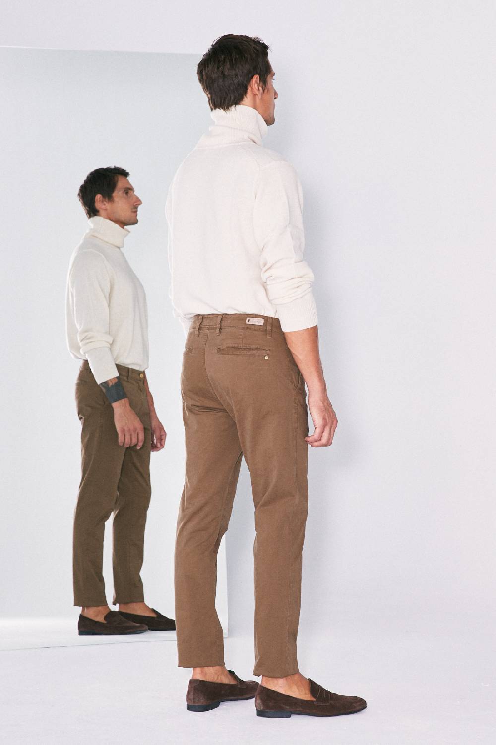 Jeckerson Chino slim fit in gabardina stretch Online