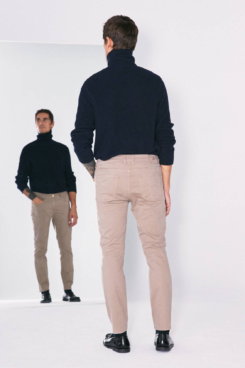 Jeckerson Pantalone skinny in gabardina stretch Hotsell