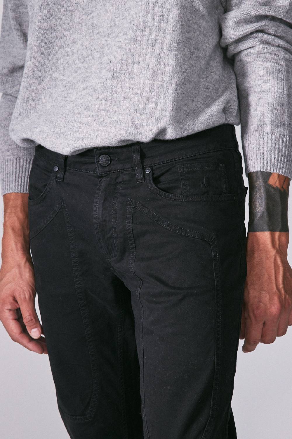 Jeckerson Pantalone slim fit con toppa Vendita Economica