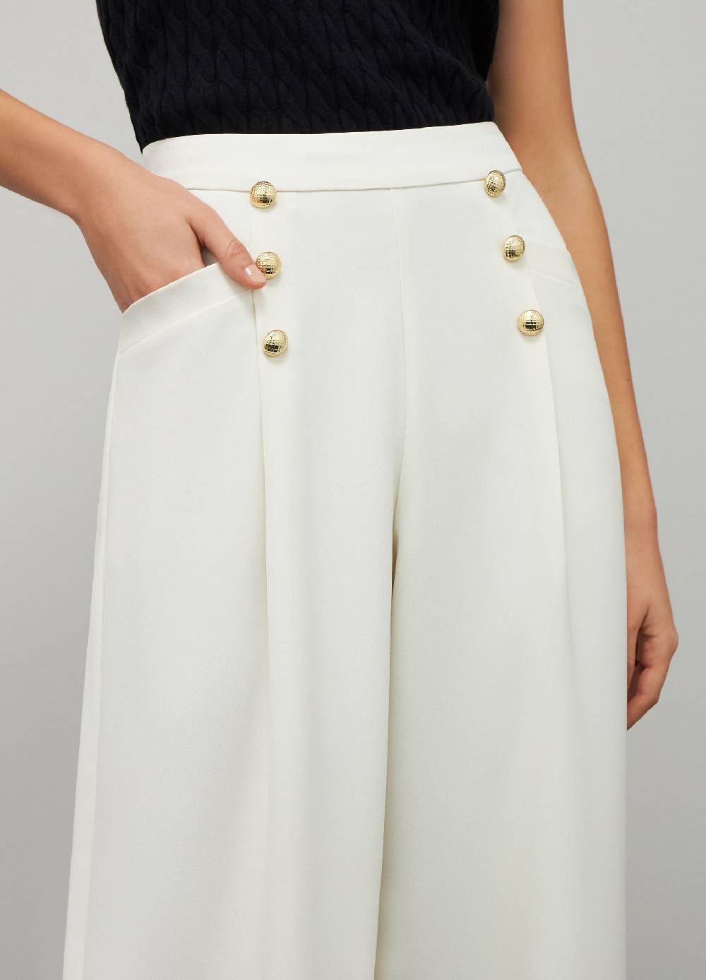 LES COPAINSPantaloni palazzo con pince Moda