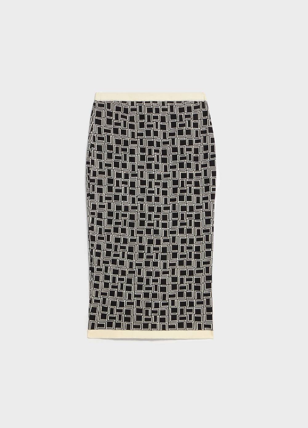 LES COPAINSGonna midi in cotone a fantasia Fino Al -60%
