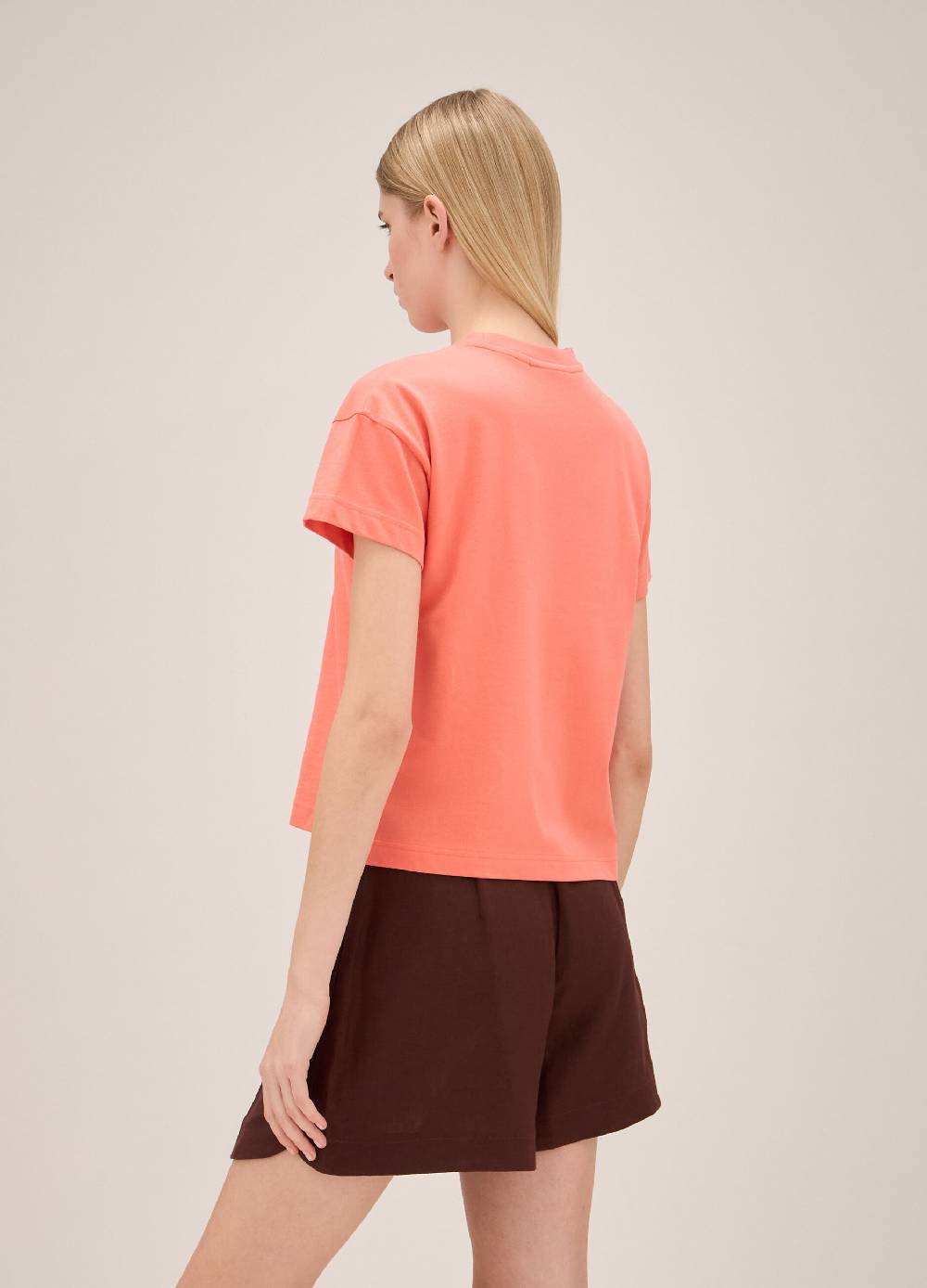 LES COPAINST-shirt in cotone con perline applicate Outlet