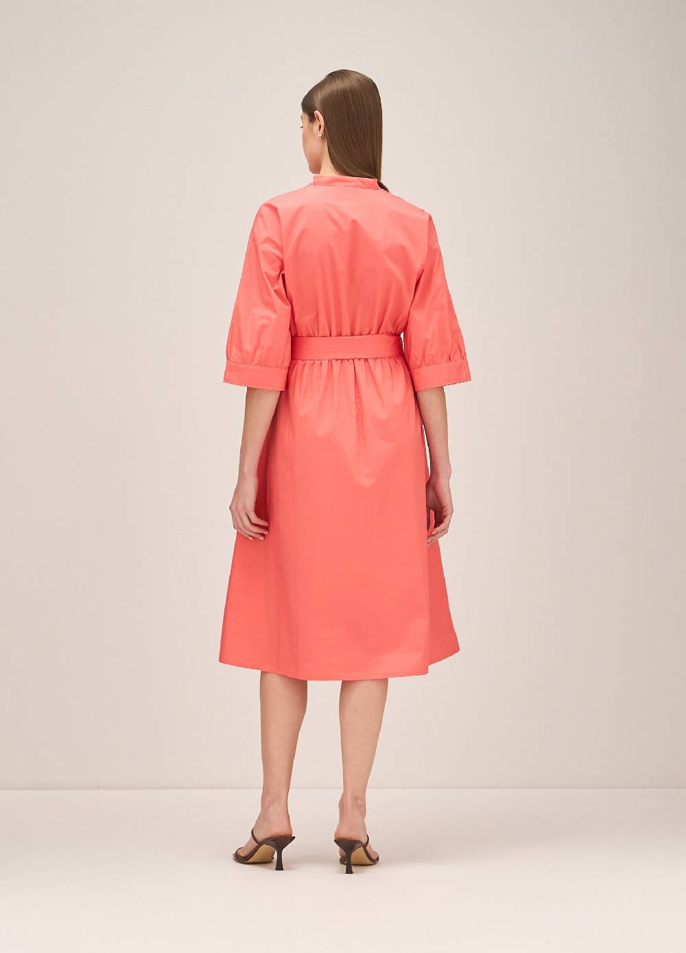 LES COPAINSAbito midi in cotone Hotsell
