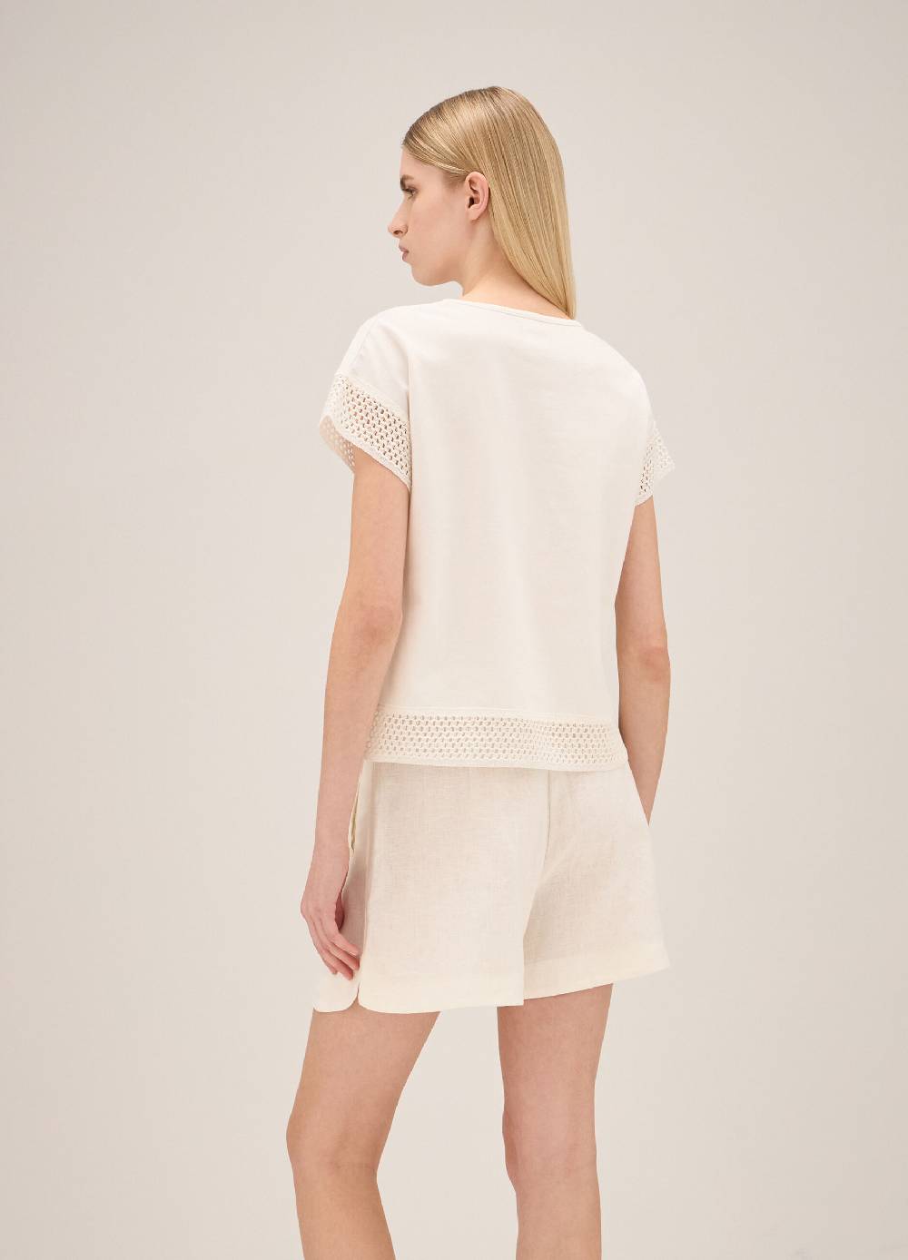 LES COPAINST-shirt con inserti a rete Vendita Economica