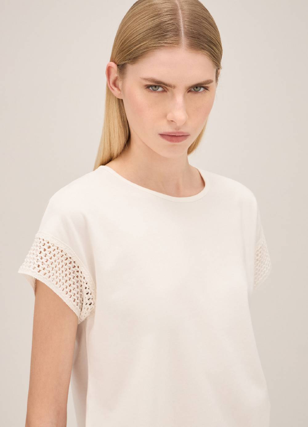 LES COPAINST-shirt con inserti a rete Vendita Economica