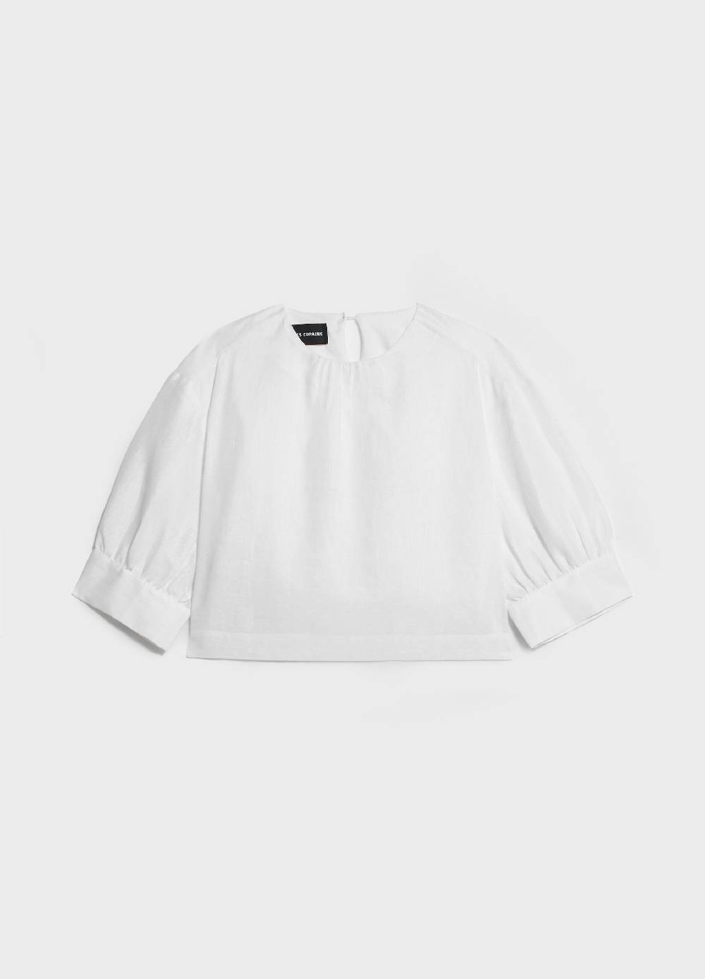 LES COPAINSBlusa a palloncino in lino Saldi Di Fabbrica