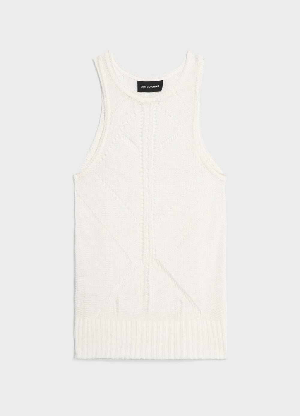 LES COPAINSCanotta tricot traforata Negozio