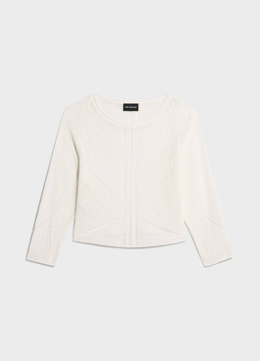 LES COPAINSMaglia tricot traforata In Saldo