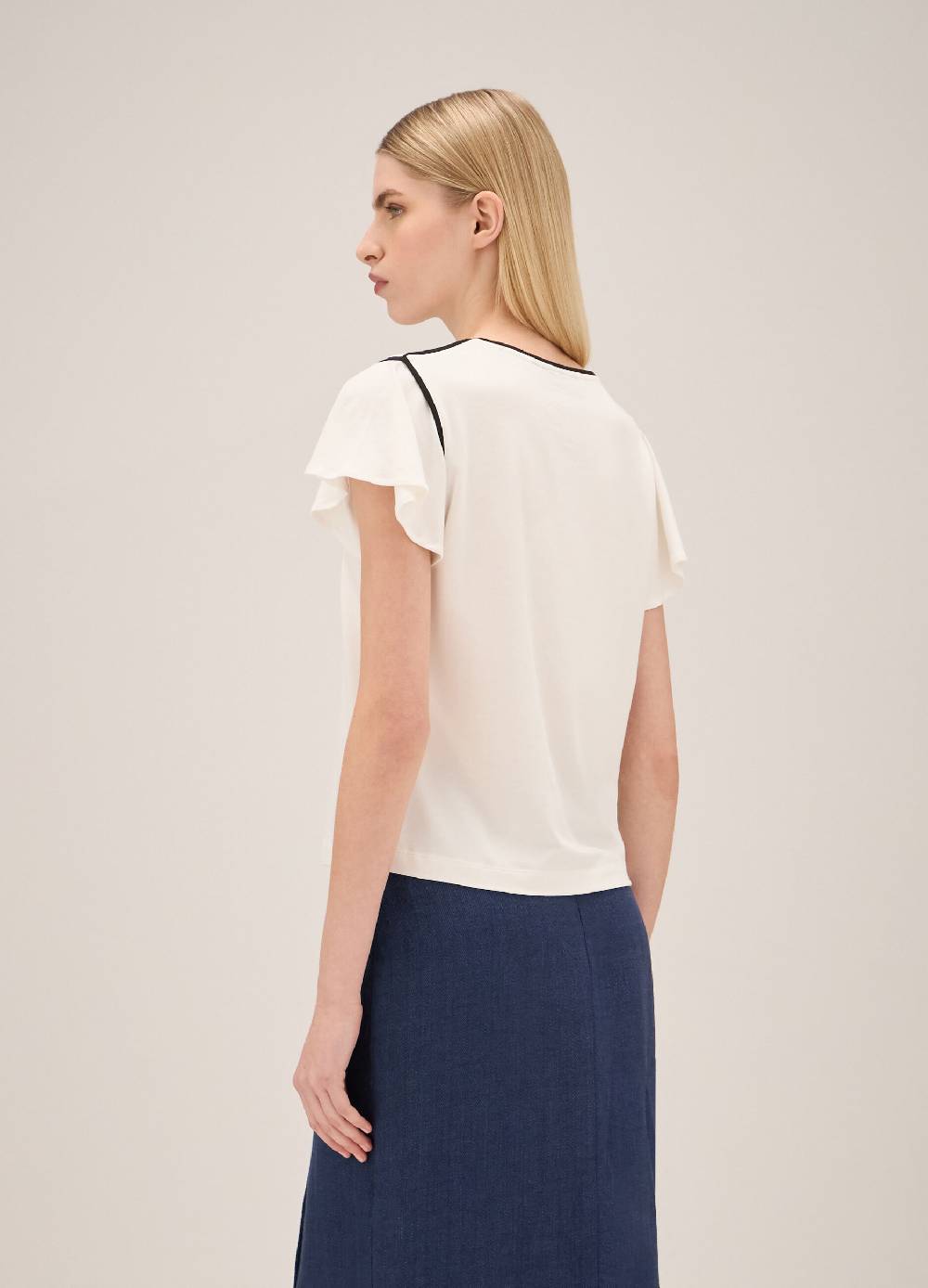 LES COPAINST-shirt con profili a contrasto 2025
