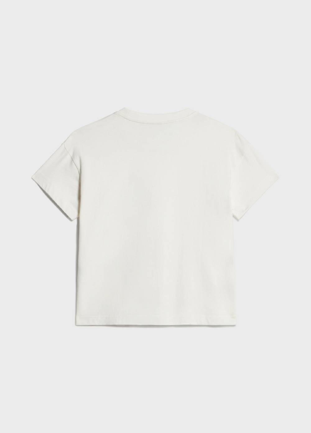LES COPAINST-shirt in cotone con perline applicate In Linea