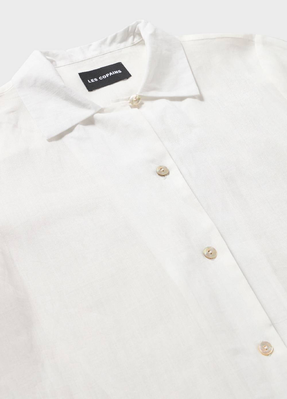 LES COPAINSMaxi abito a camicia in fibre naturali Pezzi Unici