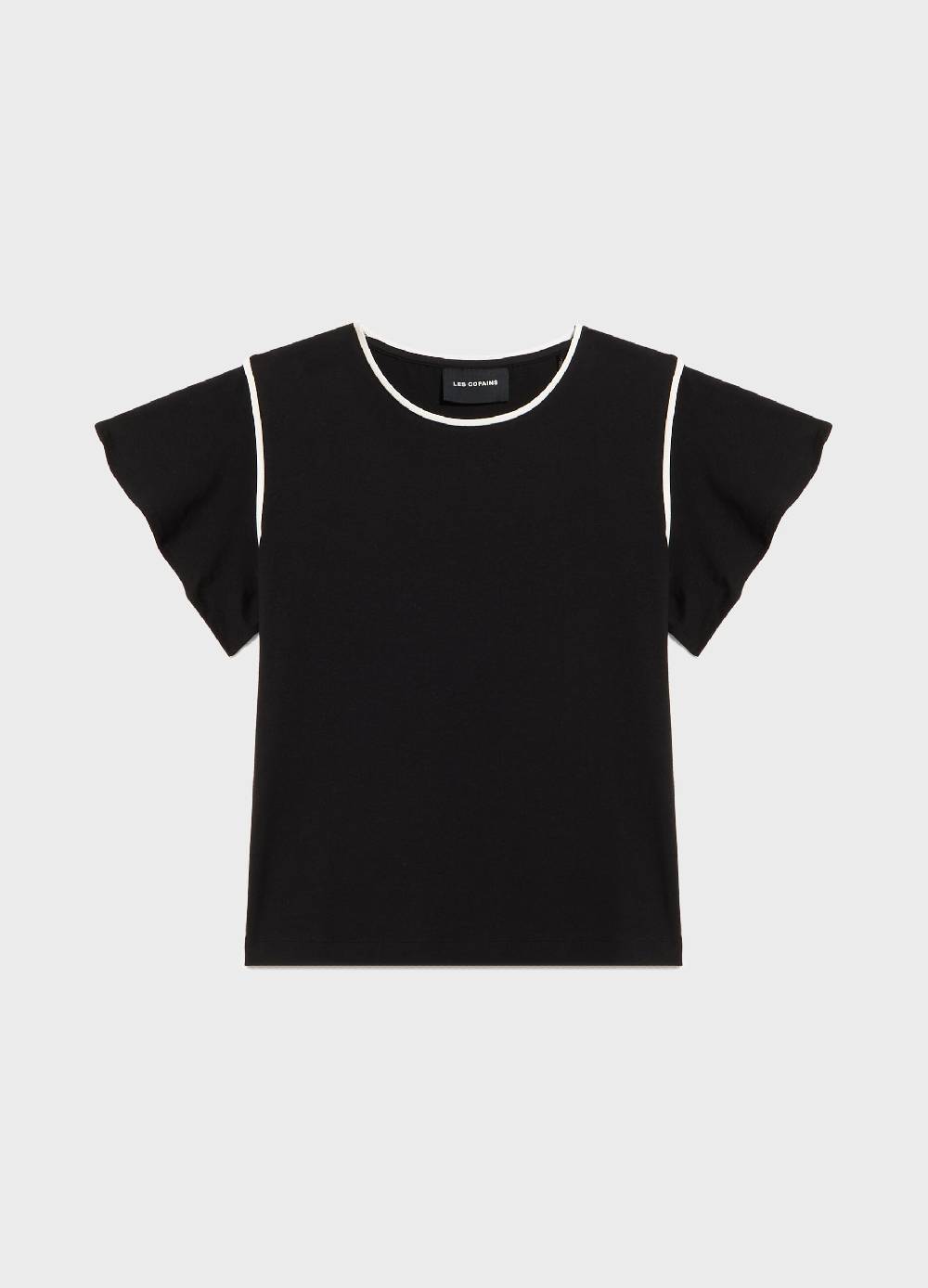 LES COPAINST-shirt con profili a contrasto Soddisfazione Garantita