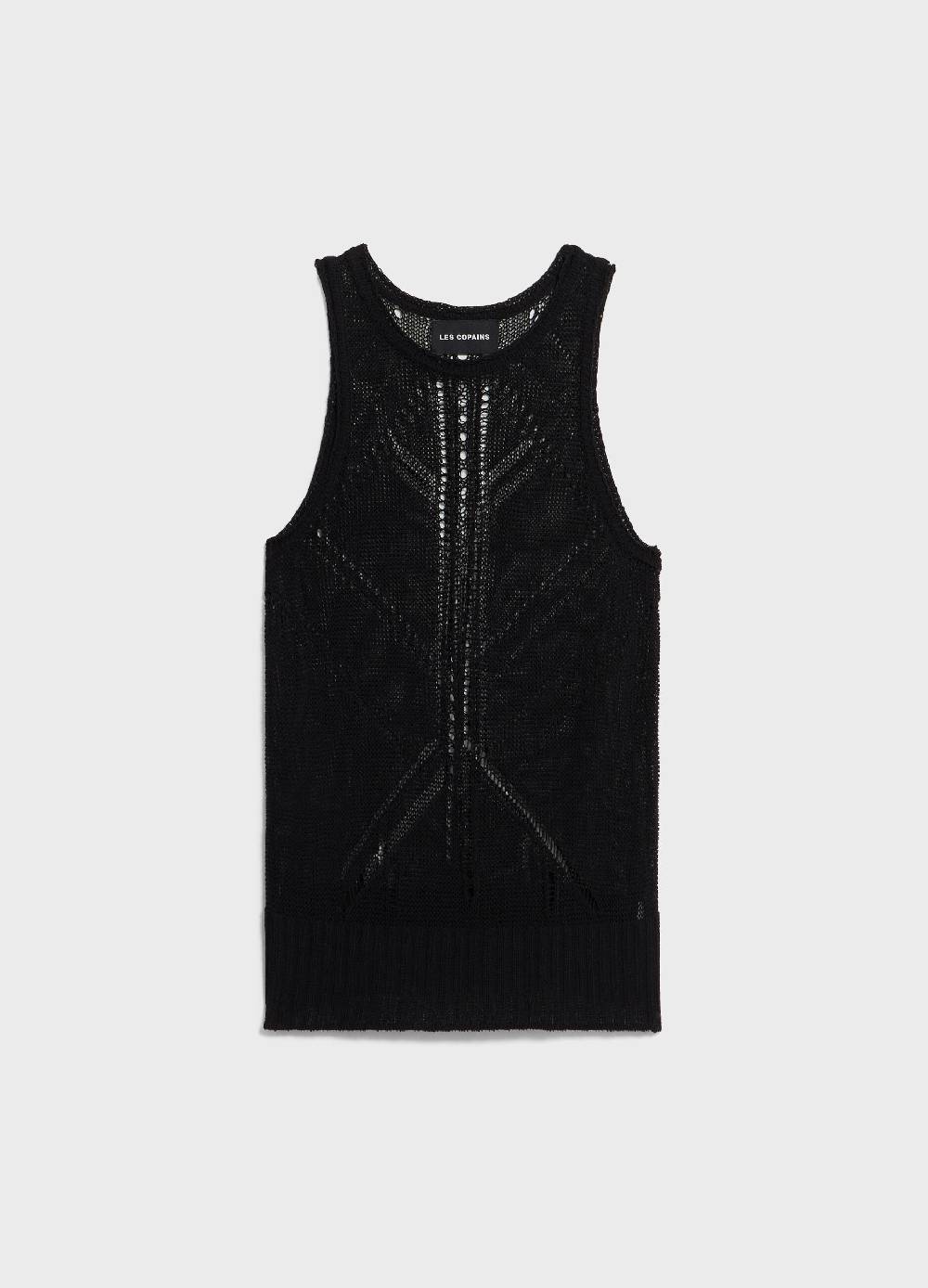 LES COPAINSCanotta tricot traforata Sottocosto