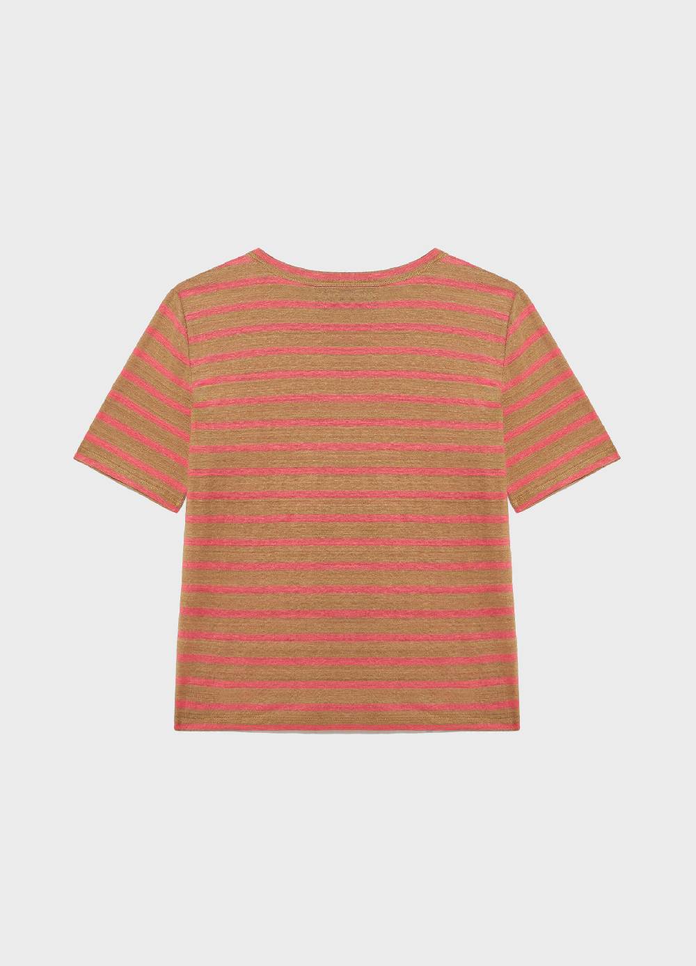 LES COPAINST-shirt a righe in lino Presa