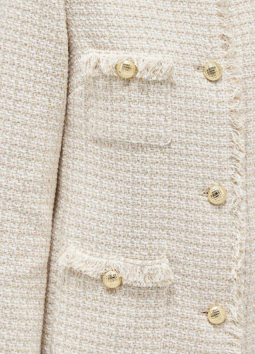 LES COPAINSBlazer lungo effetto tweed Sconto
