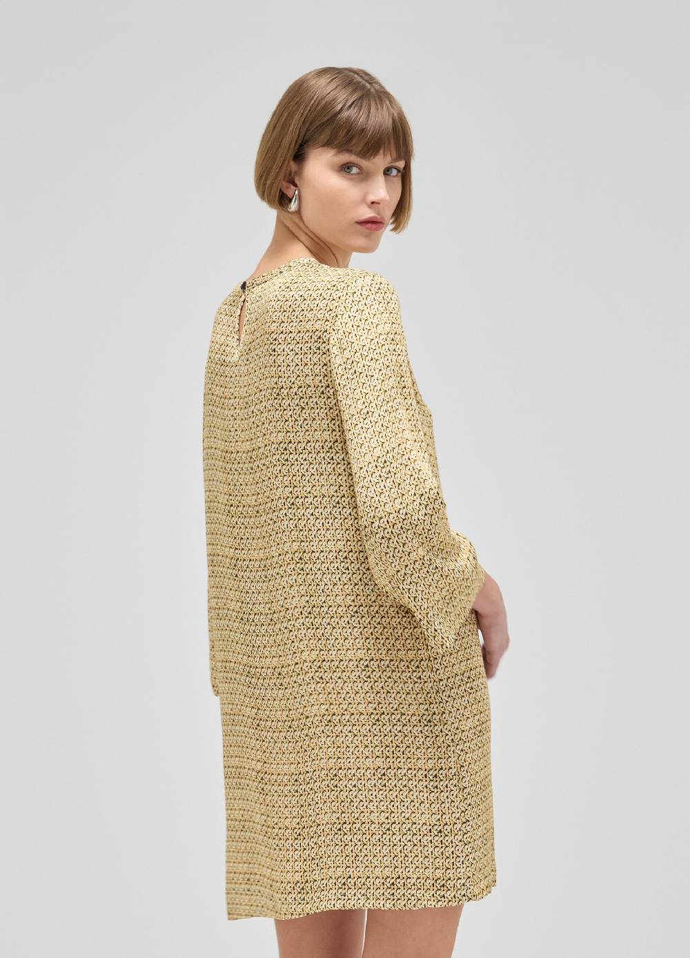 LES COPAINSBlusa over in viscosa stampata Offerta