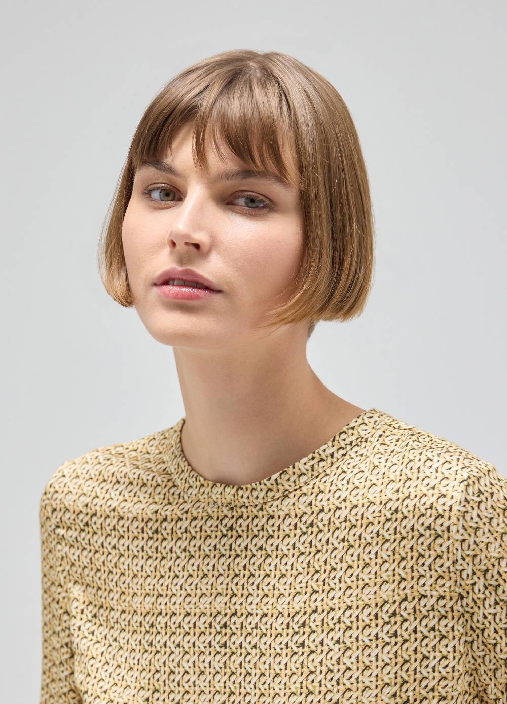 LES COPAINSBlusa over in viscosa stampata Offerta