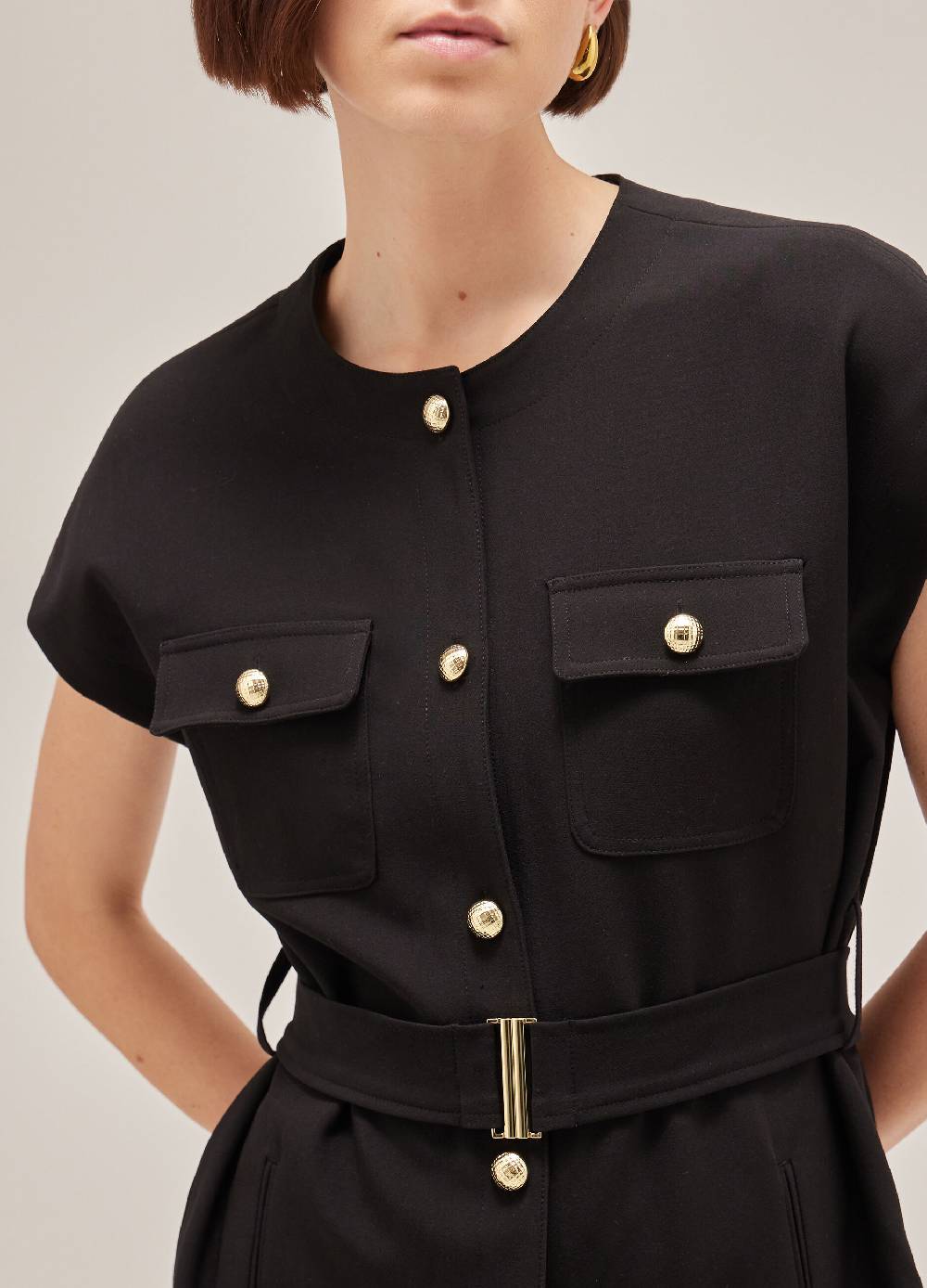LES COPAINSAbito midi in cady Saldi Di Fabbrica