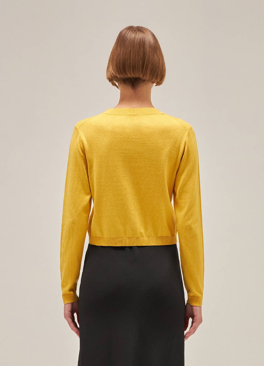 LES COPAINSCardigan tricot in seta e cotone Vendite Flash