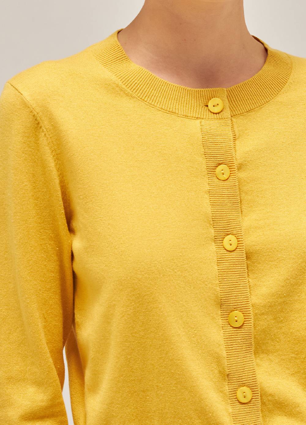 LES COPAINSCardigan tricot in seta e cotone Vendite Flash