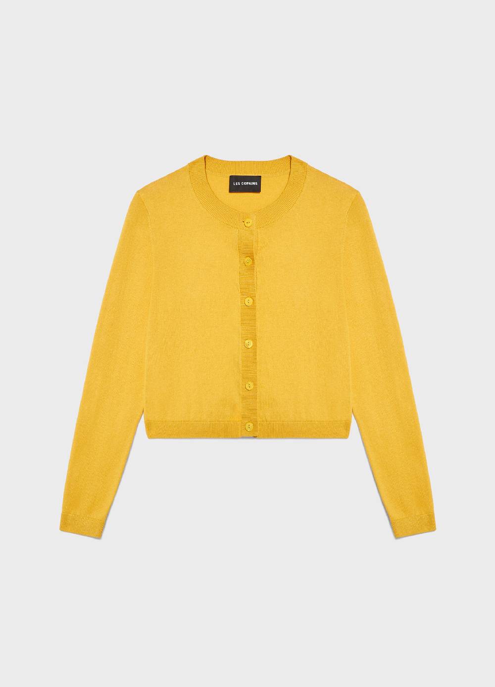 LES COPAINSCardigan tricot in seta e cotone Vendite Flash
