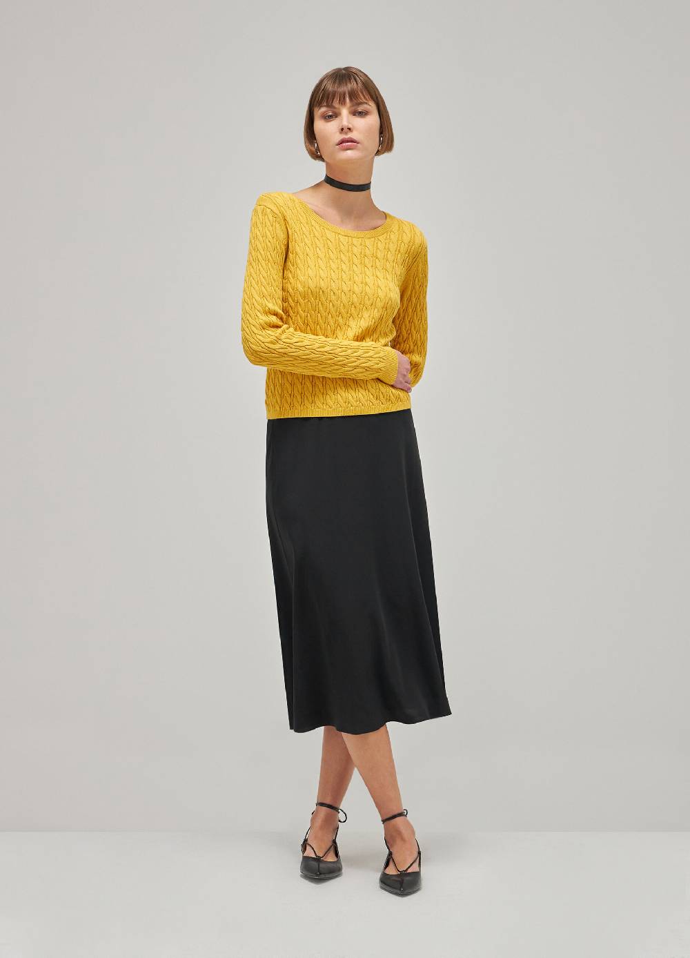 LES COPAINSMaglione tricot in cotone e seta