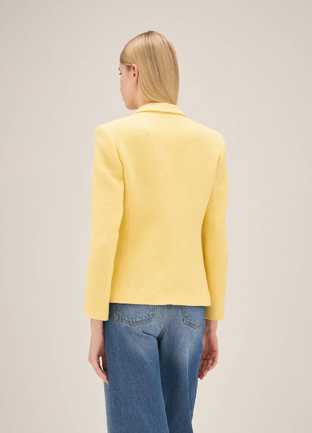 LES COPAINSBlazer doppiopetto in misto cotone Economico