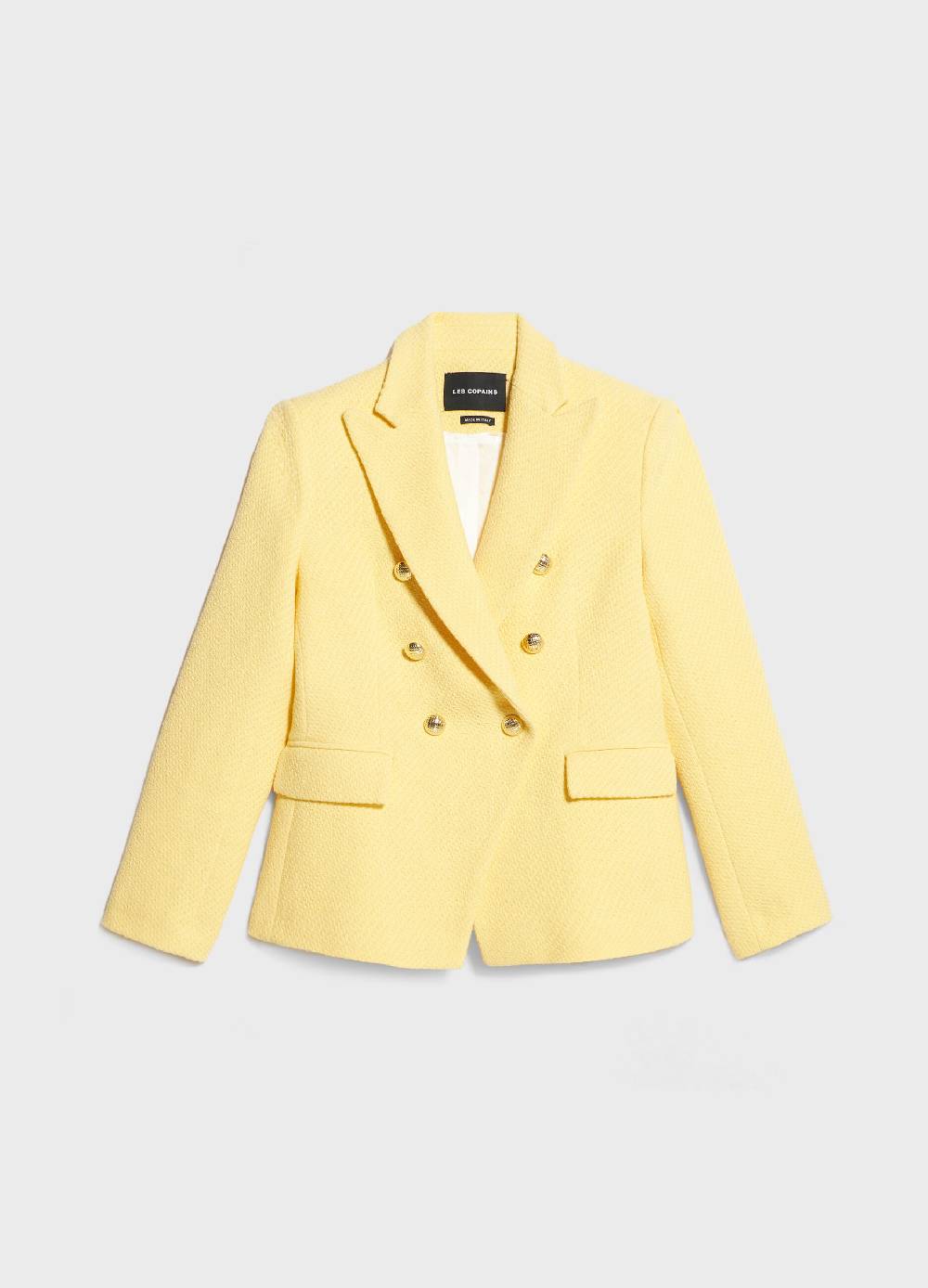 LES COPAINSBlazer doppiopetto in misto cotone Economico