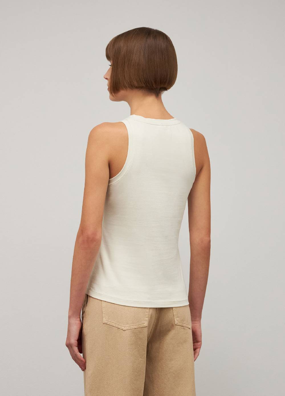 LES COPAINSTop smanicato in cotone stretch Vendite Flash