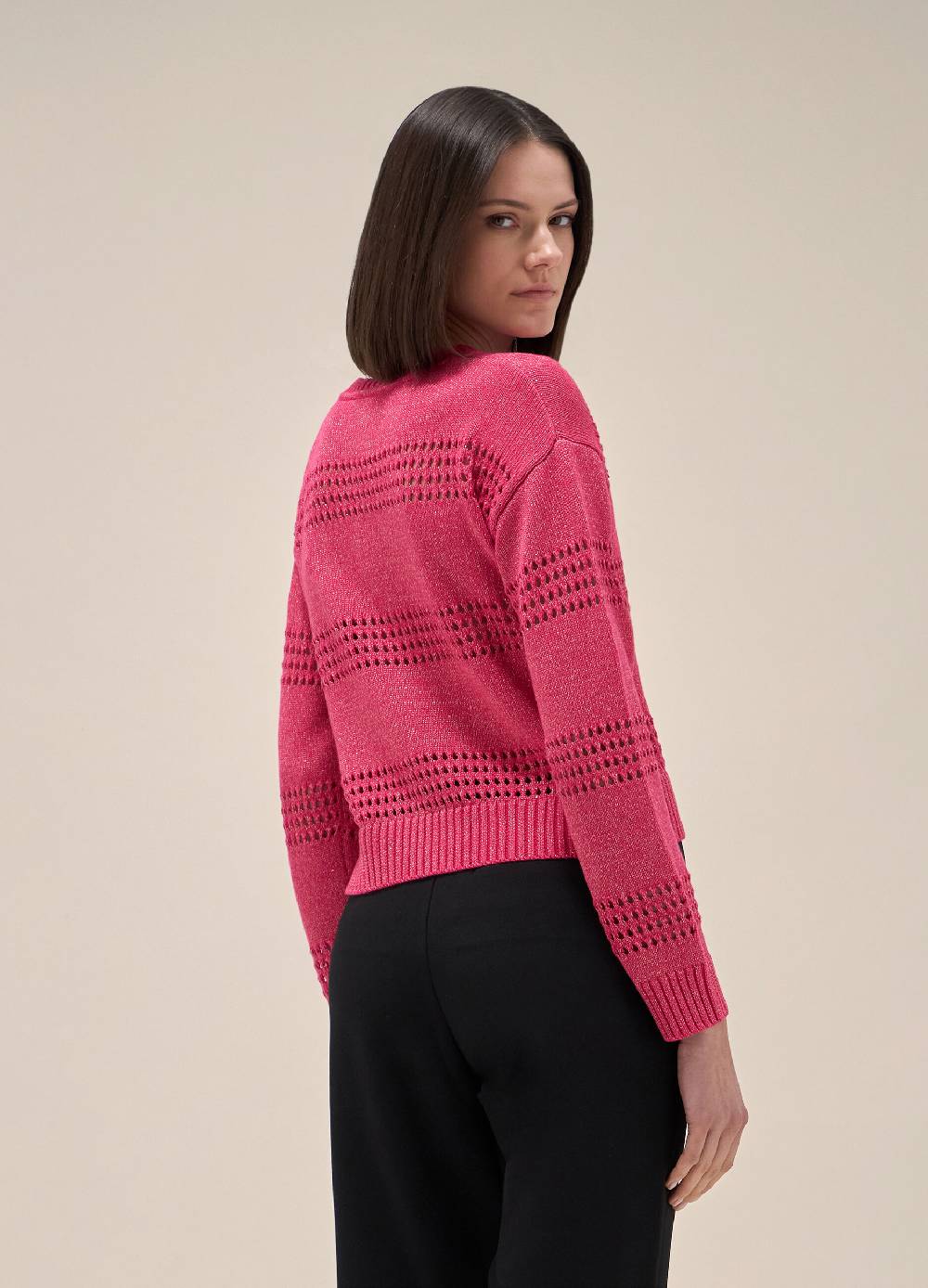 LES COPAINSMaglione tricot in seta e cotone 2025