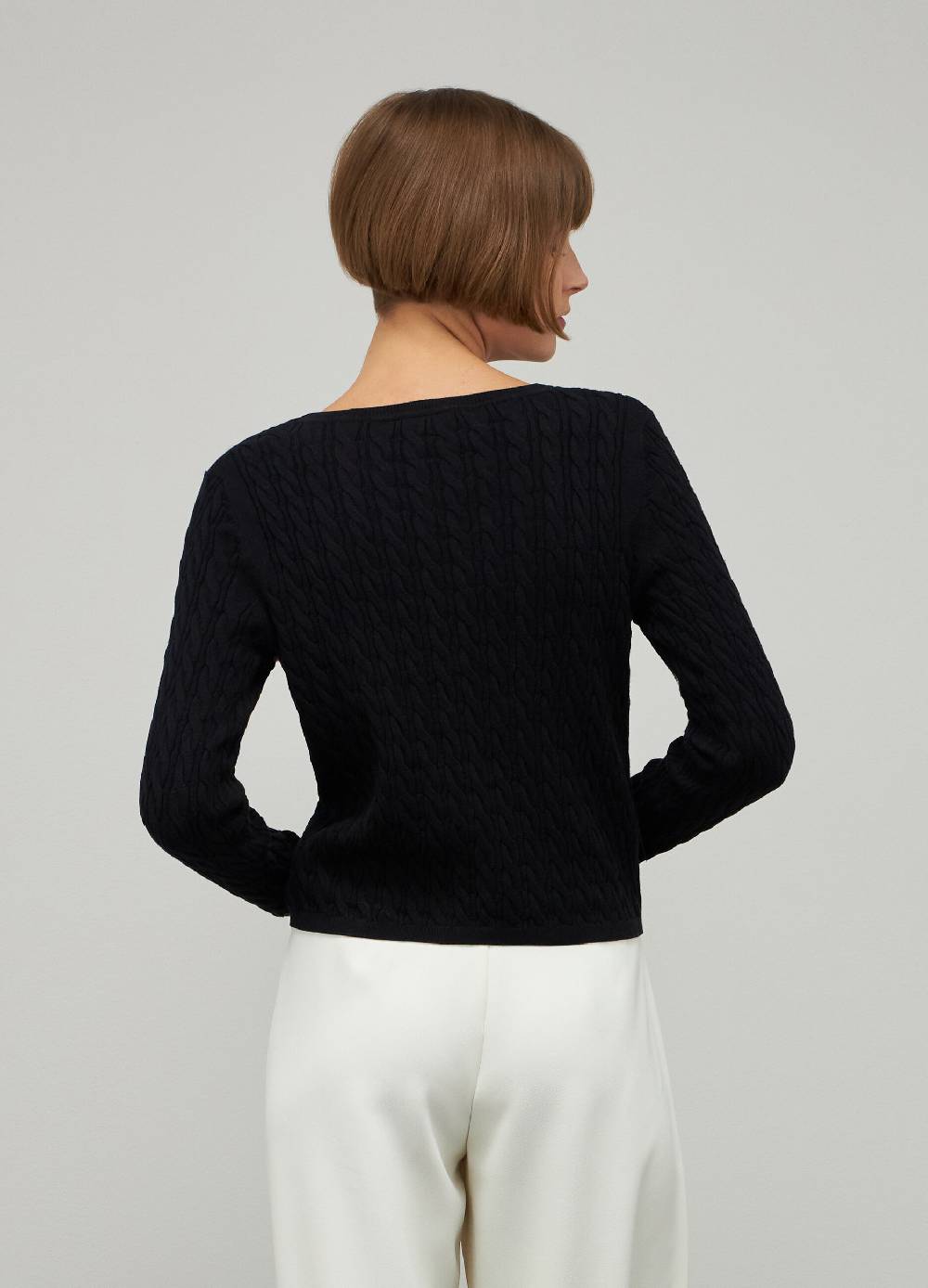 LES COPAINSMaglione tricot in cotone e seta Italy