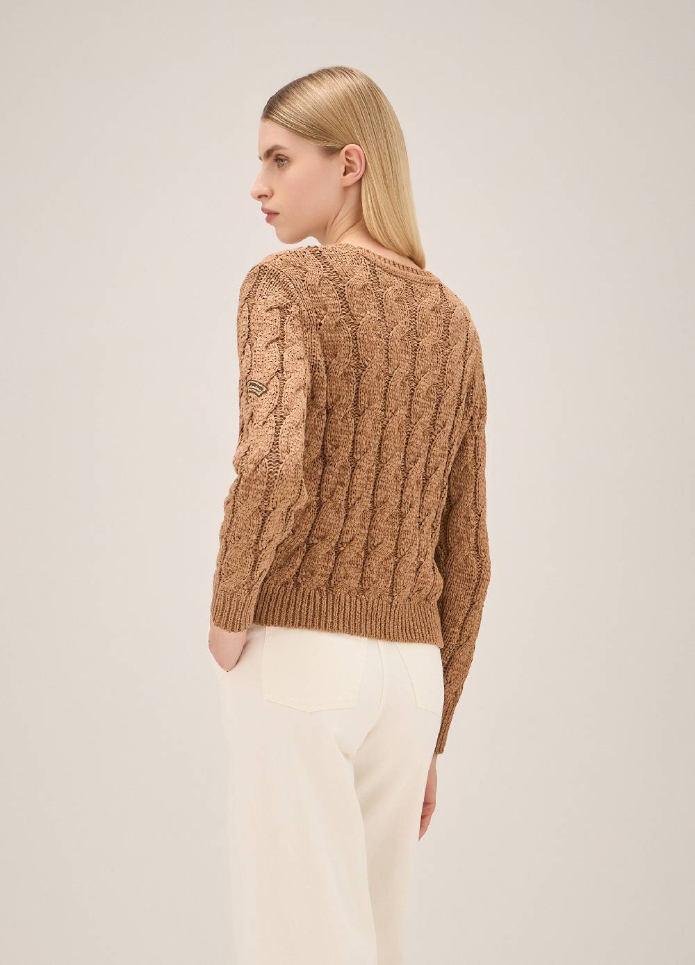 LES COPAINSMaglione tricot a trecce 2025