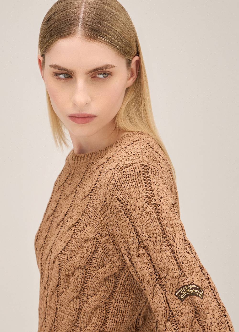 LES COPAINSMaglione tricot a trecce 2025