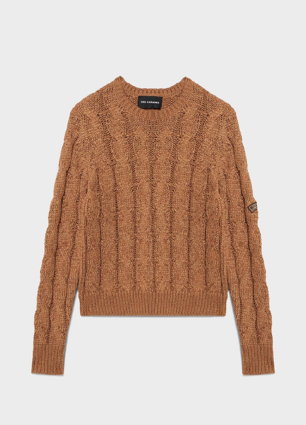 LES COPAINSMaglione tricot a trecce 2025