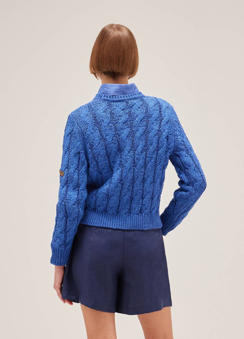 LES COPAINSMaglione tricot a trecce In Linea