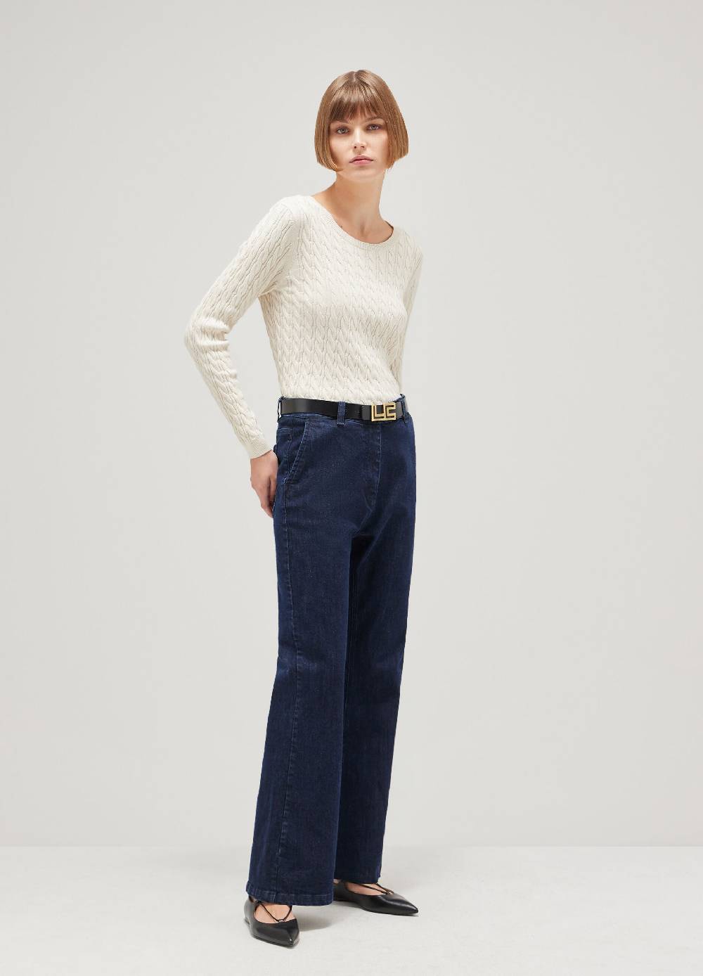 LES COPAINSMaglione tricot in cotone e seta