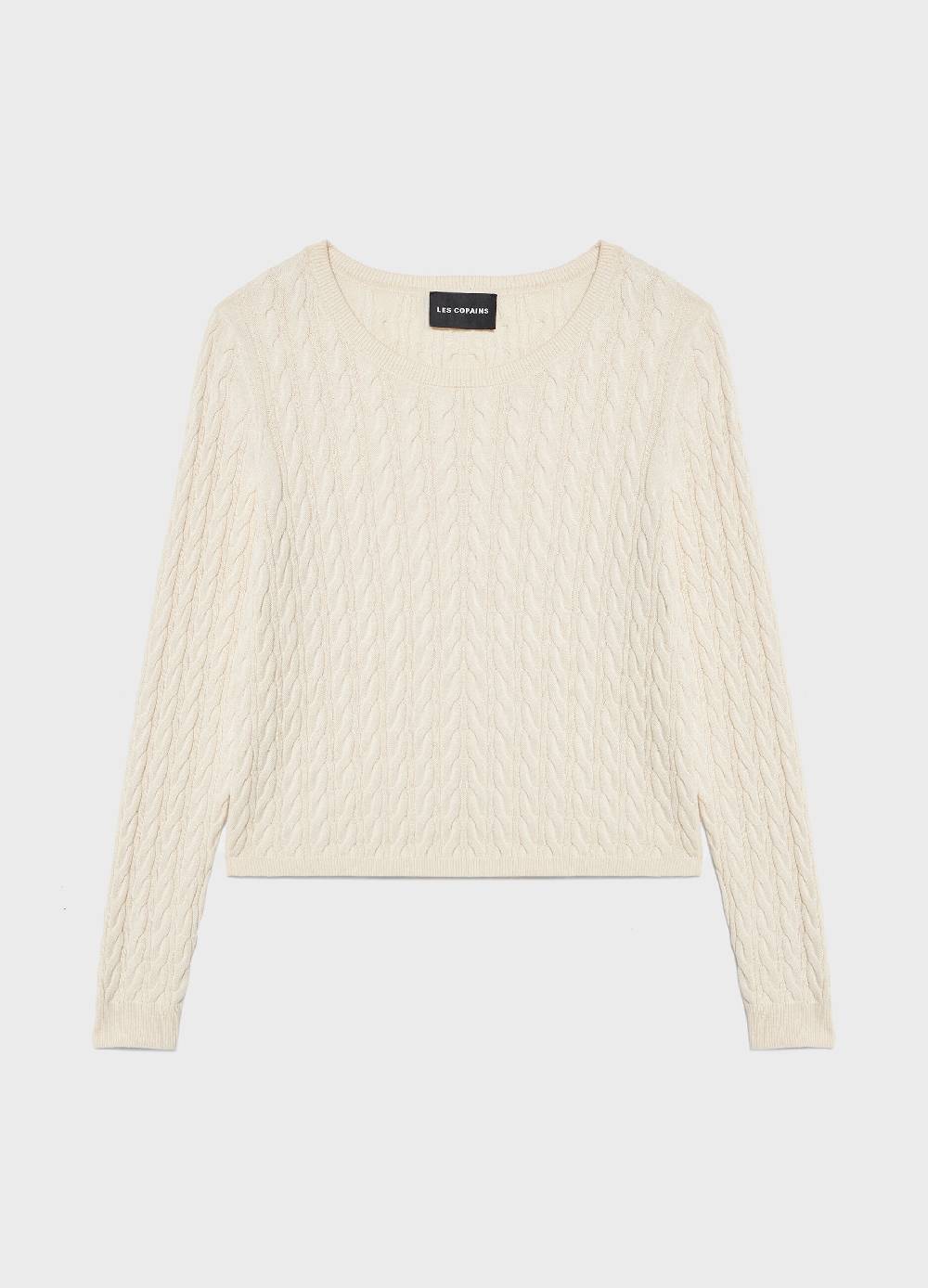 LES COPAINSMaglione tricot in cotone e seta Nuovo