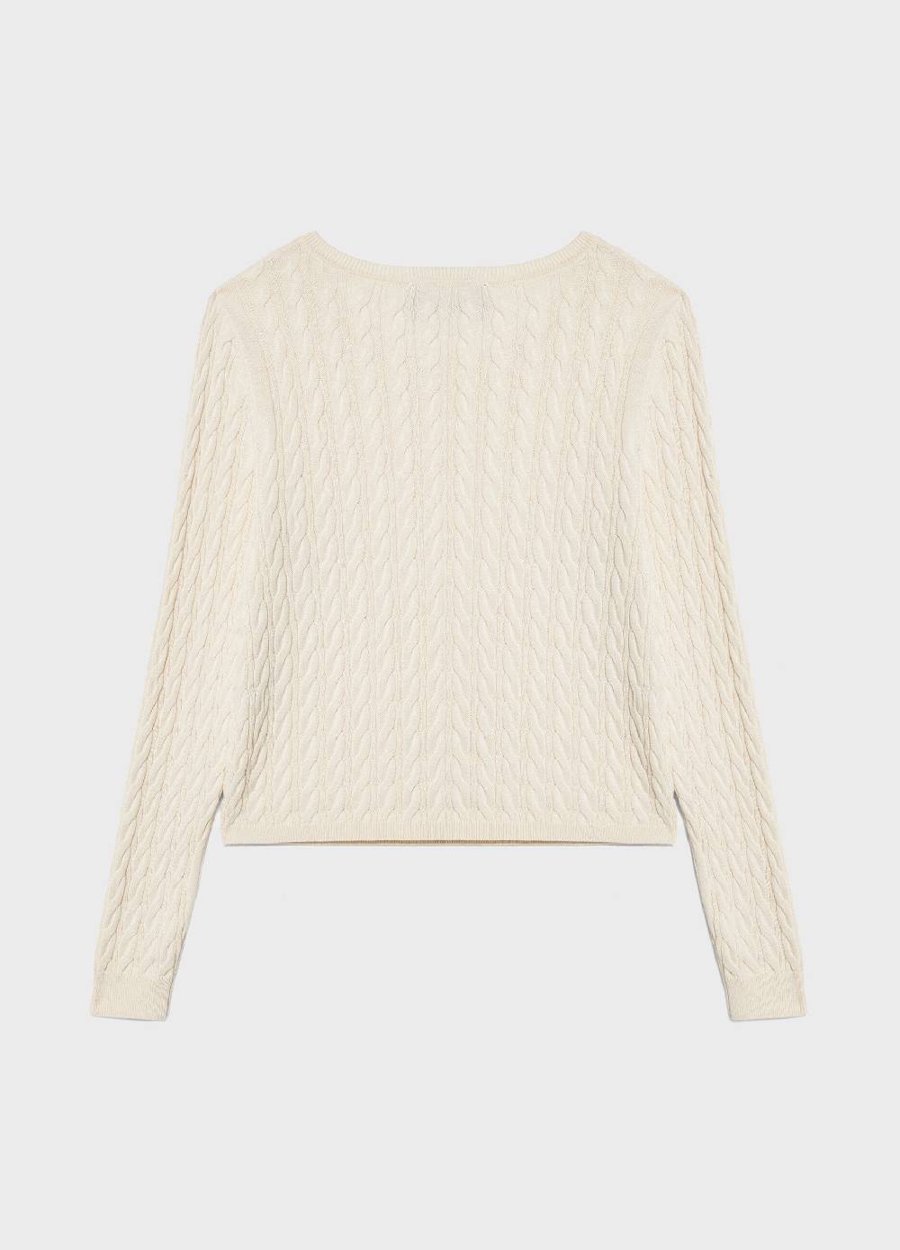 LES COPAINSMaglione tricot in cotone e seta Nuovo
