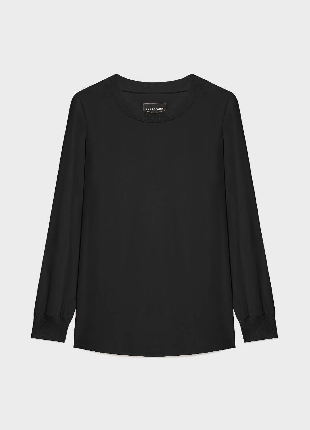 LES COPAINSBlusa girocollo in viscosa Online