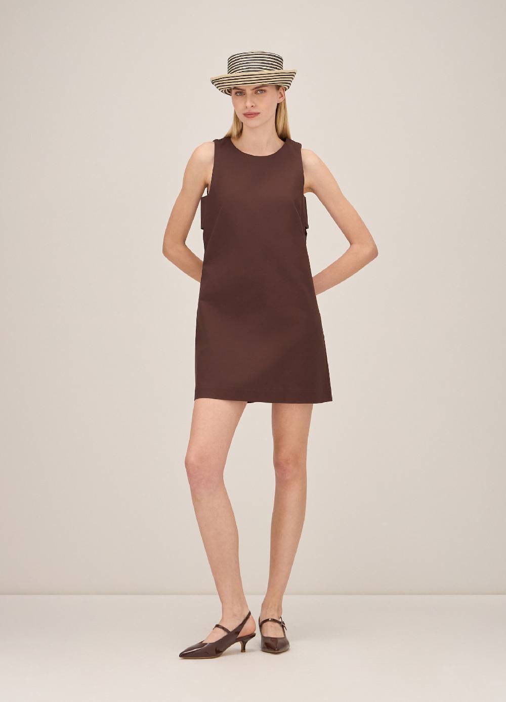 LES COPAINSAbito mini in cotone stretch