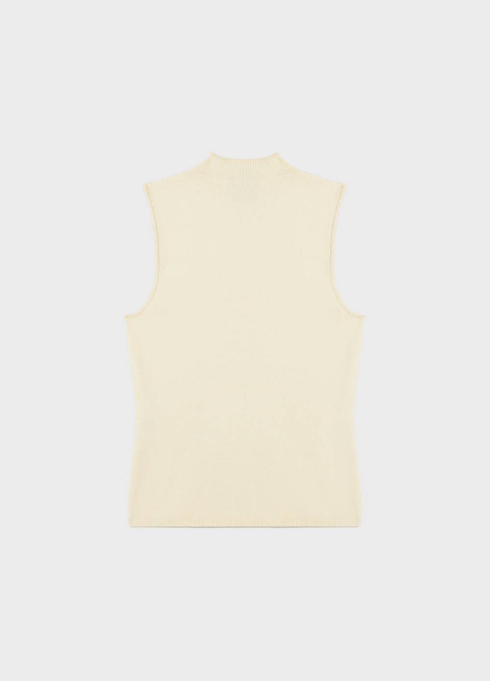 LES COPAINSTop tricot collo alto in misto viscosa In Saldo