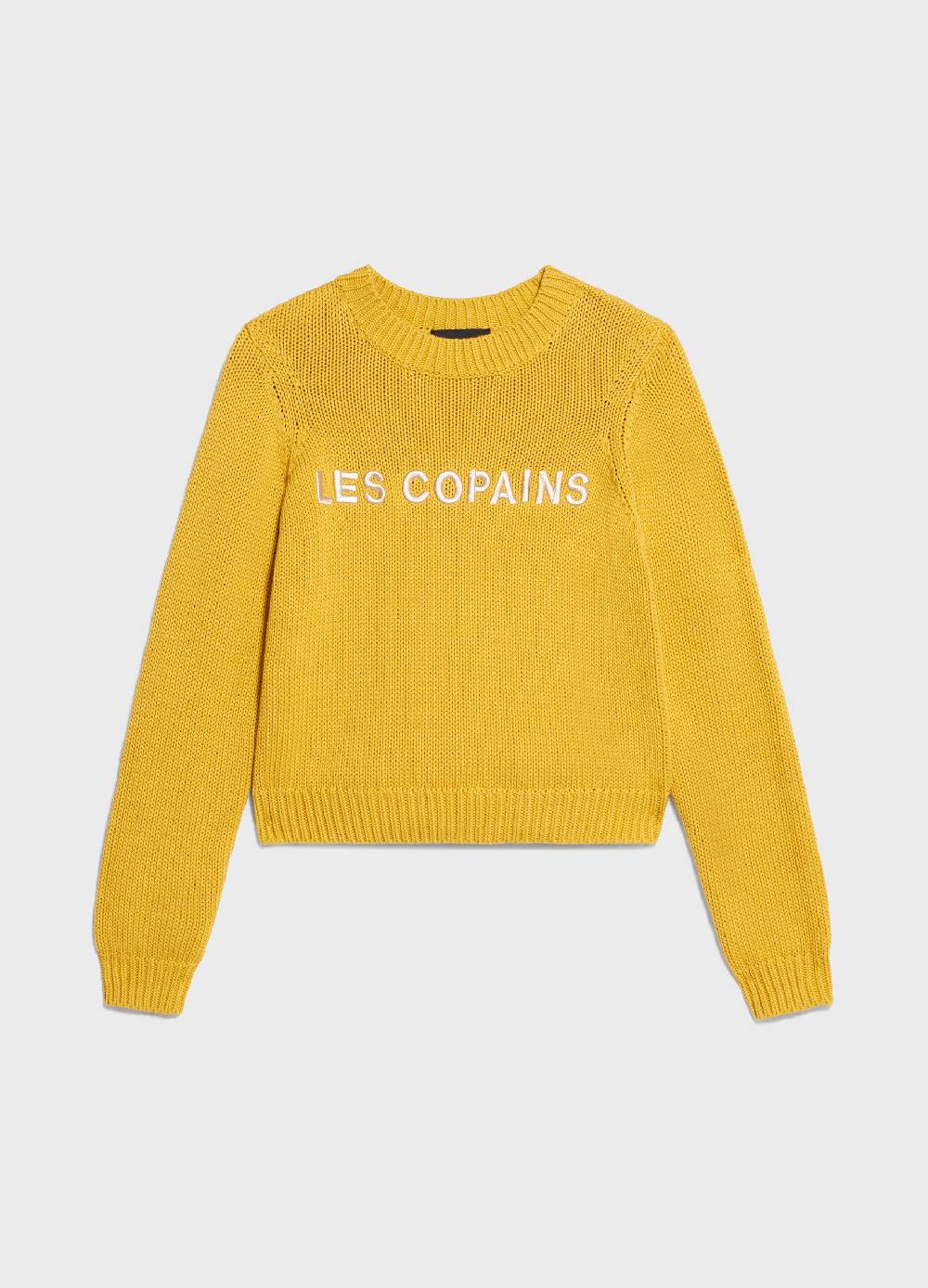 LES COPAINSMaglione tricot in puro cotone 2025