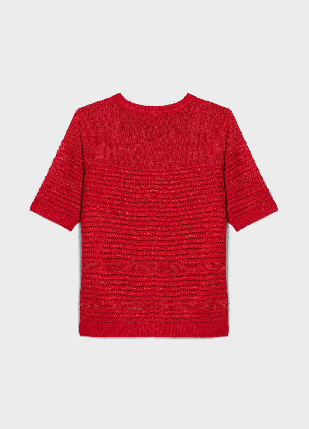 LES COPAINSTop tricot traforato maniche corte Promozione