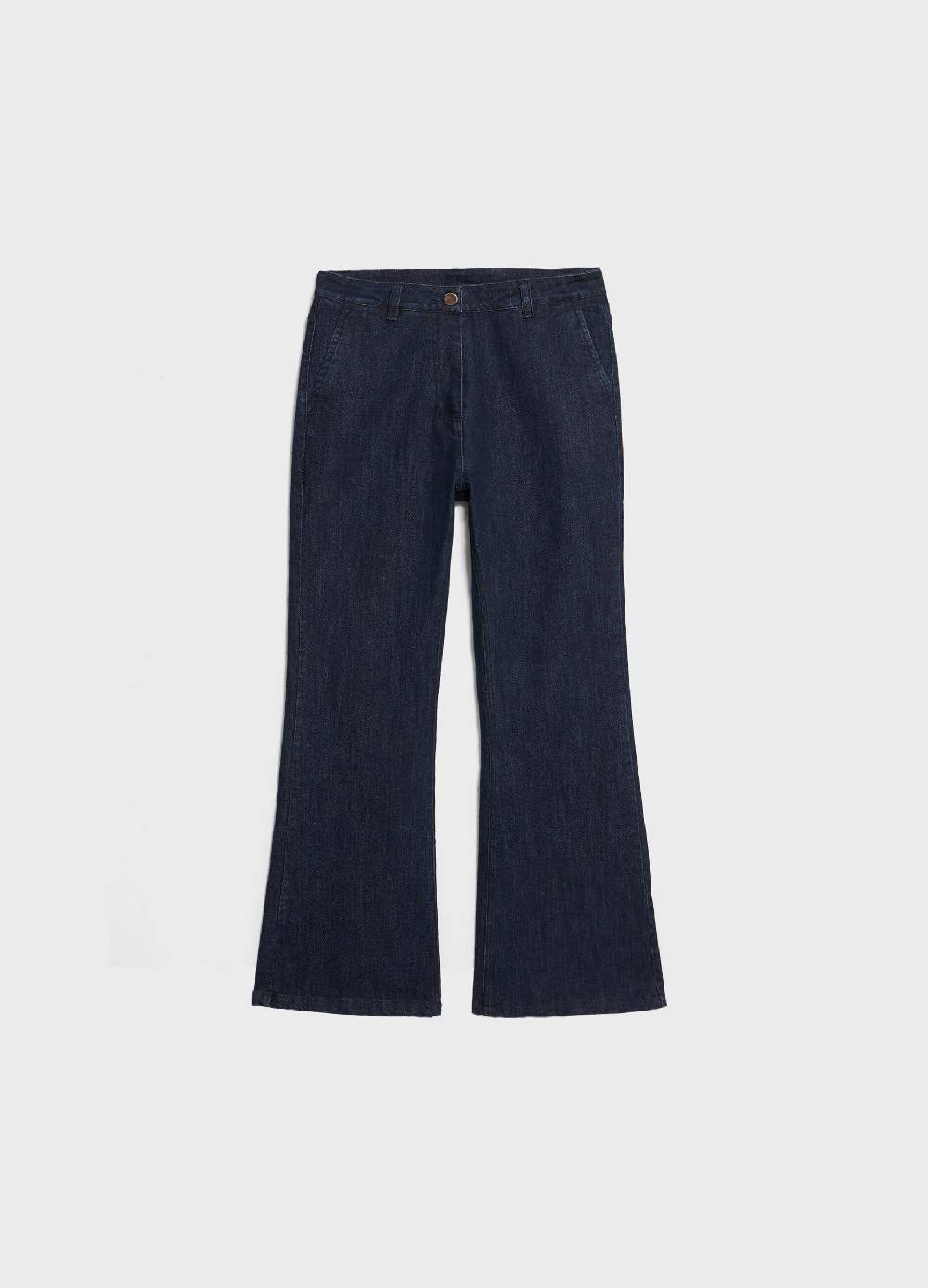 LES COPAINSDenim flare in cotone stretch Spedizione Gratuita