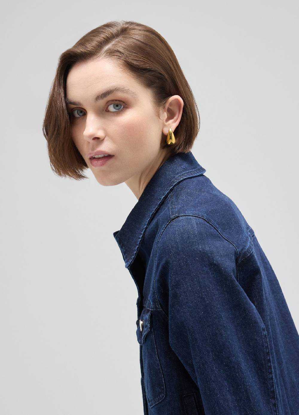 LES COPAINSChore jacket in denim di cotone Pezzi Unici