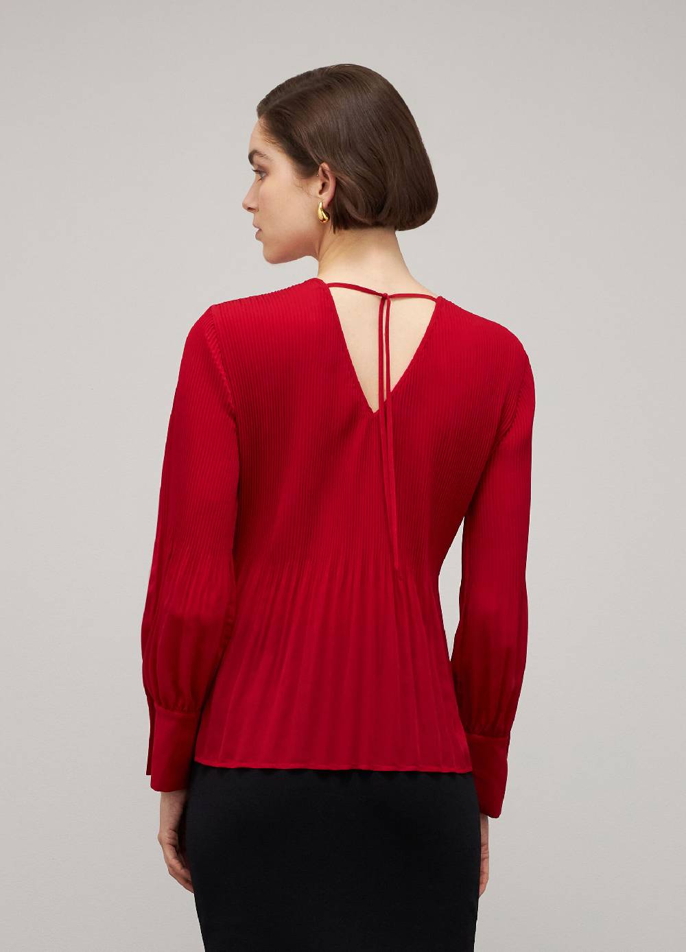 LES COPAINSBlusa plissettata Latest stili