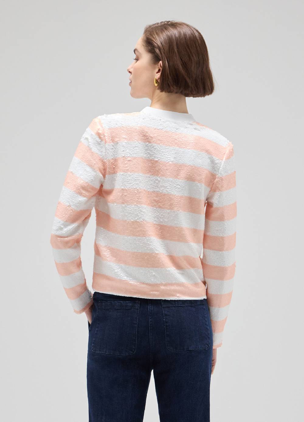 LES COPAINSCardigan tricot con paillettes Shopping Online
