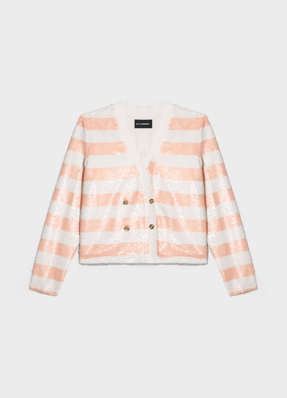 LES COPAINSCardigan tricot con paillettes Shopping Online